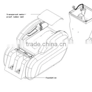Commercial Furniture General Use and Synthetic Leather Material Salon Shampoo Chair Bed thumbnail-6