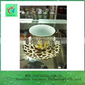 Ceramic Tea Mug and Saucer thumbnail-1