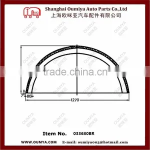 Durable Hot Sale Truck Trailer Parts / Udguard ( Mudapron / Fender ) 033680BR thumbnail-2