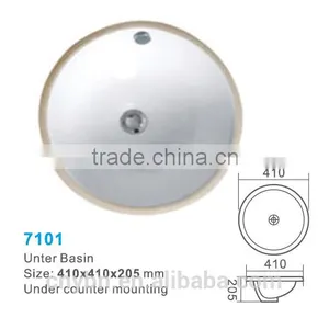 Sanitary Ware Ceramic Bathroom Basin_hand Wash Basin thumbnail-2