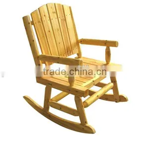 Granco GW006 Outdoor Furniture Wooden Log Single Rocker thumbnail-1