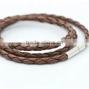 Factory Top Selling Wholesale Magnetic Leather Bracelet/ thumbnail-3