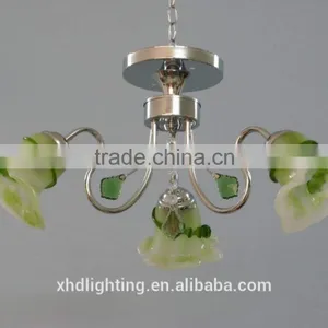 Green Retro Vintage Home Decor Flower Chandelier With China Export Factory thumbnail-2