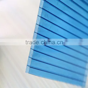 2.5mm Thick 8mm Unbreakable Anti-drop Polycarbonate Hollow Sheet for Sunshine House thumbnail-4