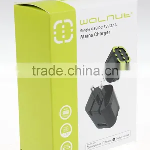 3A Type C With 2.4A Single USB UK Wall Charger thumbnail-3