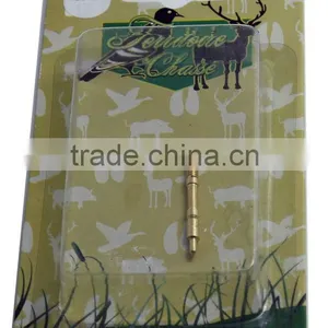 Brass Loading & Cleaning Jag Tip .17 Caliber External Thread 5-40 - Rifle thumbnail-1