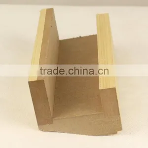 MDF Decorative Moulding Wrapped by EV Golden Teak Veneer thumbnail-3