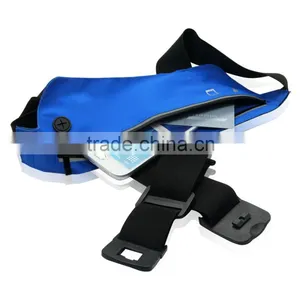 Unisex Gender Flip Belt Running Belt for Samsung S6 With Reflective Zipper thumbnail-5
