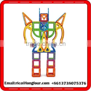 Mag Wisdom 188pcs Magnetic Children Plastic Building Blocks thumbnail-1