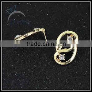 Fashion Jewelry Set for Women With Clear Stone/gold Plate Jewelry to Buy thumbnail-4