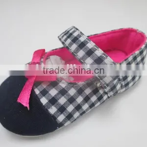 Canvas Printing Upper Children Shoes Comfortable Baby Maryjane Prewalker Baby Shoes thumbnail-1