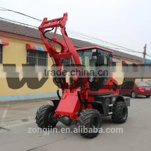 WOLF BRAND 1TON CE Approved FARM Machinery ,shovel Loader Hofloader Small Wheel Loader With All Options thumbnail-2