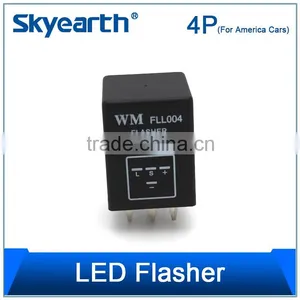 Auto Thermal Flasher Electronics Flasher 12V 24V 150W WM FLT552 4P thumbnail-1