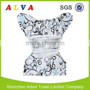 2015 Alva New Patterns Reusable Washable Diapers for Babies thumbnail-1