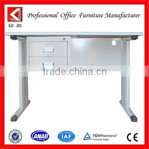 High Quality India Employee Steel Desk With Two Drawers Steel Frame Desk thumbnail-2
