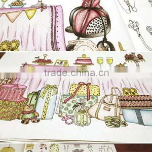 Wholesale Secret Garden Series Fashion Cafe Coloring Books for Adult thumbnail-2