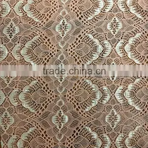 TH-8822 Knitting Type Nylon Polyester Two Tone Lace Fabric for Evening Dress thumbnail-1