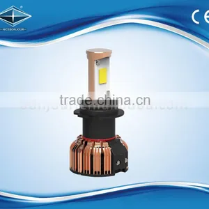 H4 H13 H16 9005 9006 COB Chips Golden Decoration Head Light 24 W thumbnail-4