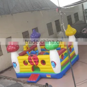 2015 Hot Sale New Design Popular for Kids Cartoon Inflatable Jumper Bouncer House Castle Game Mini Cute Bouncer thumbnail-5