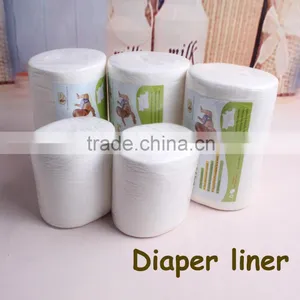 Happyflute Biodegradable & Flushable Diaper Liners,disposable Baby Cloth Diaper Liner thumbnail-1