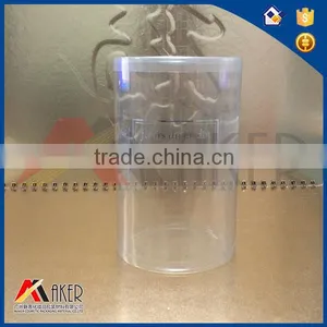 Transparent Cylinder Shape PVC Packing Tray for T-shirt thumbnail-4