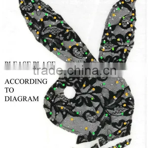 First-class Machine Cutting Rhinestone Lace Design thumbnail-1
