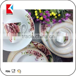 Wholesale 16pcs Dinner Set Germany Elegance Fine Porcelain Dinner Set thumbnail-1