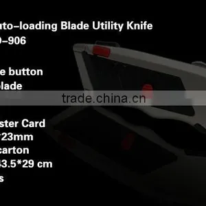 6PCS Auto Loading Trapezoid Blade Zinc Alloy Utility Knife thumbnail-5