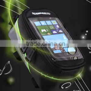 Factory Wholesale Package Outdoor Cycling Waterproof Bike Bag With Mobile Phone Screen Touch Large Size 5.5-inch thumbnail-2