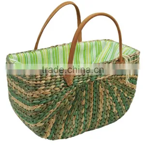 High Quality Best Selling Multi-color Water Hyancinth Shopping Lady Handbag From Vietnam thumbnail-1