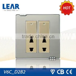 Hot Sale 2 Gang Switch With 2 Gang Socket thumbnail-1