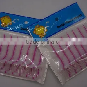 Disposable Natural Bulk Dental Floss Pick thumbnail-3
