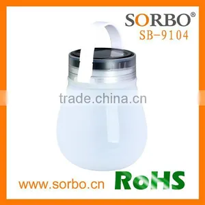 Water Bottle Manufacturing Siliccone Foldable Water Bottle With Solar Lantern thumbnail-4