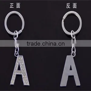 Joalheria From A to Z Fashion Letter Keychain Ring Creative Alphabet Jewelry thumbnail-2