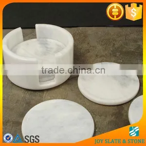 Natural Marble Carrara Coaster/white Serving Plate With Cover thumbnail-3