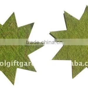 Green Coco Coir Star - 9-point 37 cm thumbnail-1