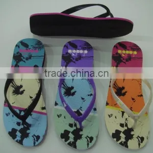 663 LOULUEN New Model Multicolored Women EVA Wedge Heel Flip Flops thumbnail-1