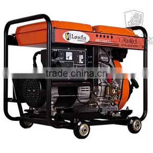 China Supplier (Lonfa) 3KW/4KVA/5KVA 220V Air Cooled Diesel Generator With Good Price thumbnail-3