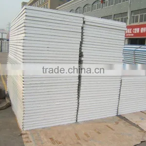 Light Weight High Density Fireproof Polystyrene EPS Sandwich Panel thumbnail-1