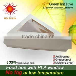The Triangle Fast Food Packaging With The Anti-fog Windows thumbnail-1