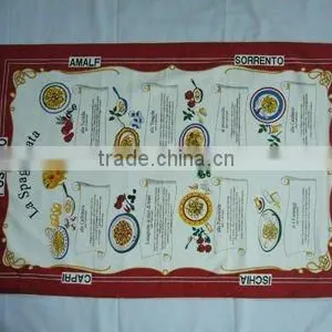 Kitchen Towel Stock Lot for Sale Printed Kitchen Towel Set Cotton Printed Towel Choice of Designs thumbnail-2