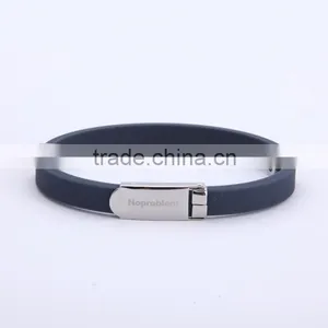 Noproblem P023 Friendship Hygienic Personalized Sports Elastic Power Bracelet for Couple thumbnail-6