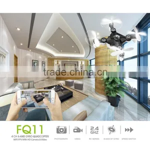 FQ777 FQ11 Wifi FPV With Foldable 3D Mini 2.4G 4CH 6 Axis Headless Mode RC Quadcopter RTF thumbnail-6