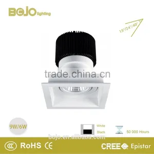 Square Adjustable 6w 9w 13wled Spotlight With Aluminum Heat Sink thumbnail-1