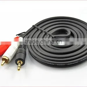 Bentaf Digital Stereo Plug Audio 3M Video Cable 3.5mm to 2RCA thumbnail-4