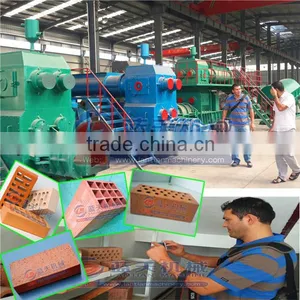Vacuum Red Brick Making Machine/Brick Manufacturing Machine/Mud Brick Making Machine thumbnail-1