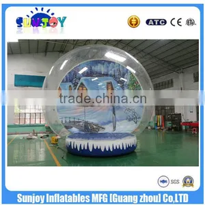 New Christmas Product Inflatable Snow Ball Kids Snow Globe For Advertising thumbnail-6