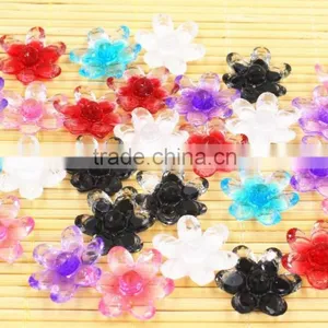 Resin Flower Shinine Flower for Hair Clothes Jewelry Accessaries thumbnail-6