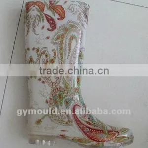 PVC Transparent Rain Boots thumbnail-1