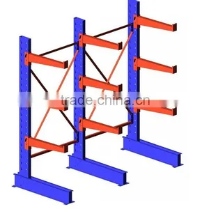 RH-HDP OEM ODM Cantilever Racking Warehouse Shelving Rack Heavy Duty thumbnail-1